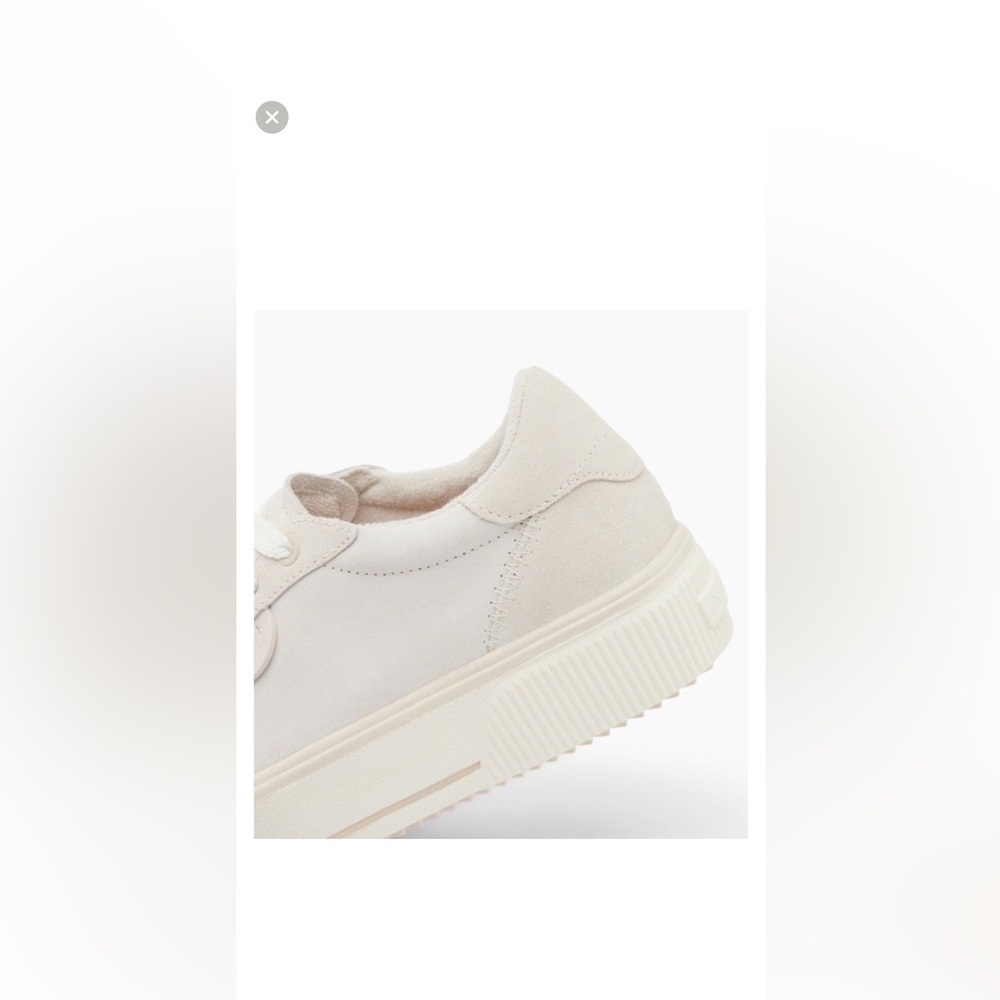 Reef Lay Day Lift Leather Boho Platform Casual Sneakers Beige Cream New Size 8.5 - Picture 12 of 16